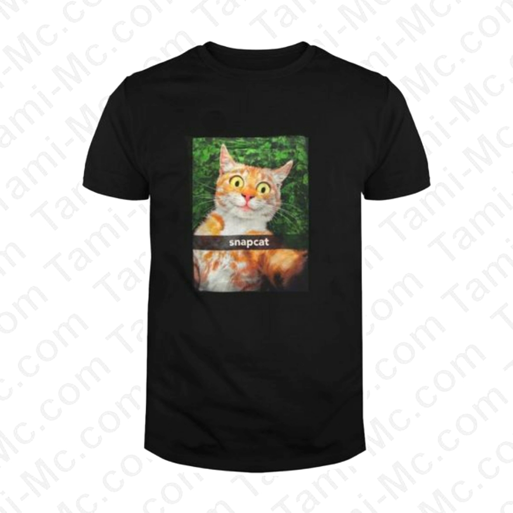 Cat tee Selfie Graphic SNAPCAT Orange Tabby XXL 2X UNISEX cat lover funny